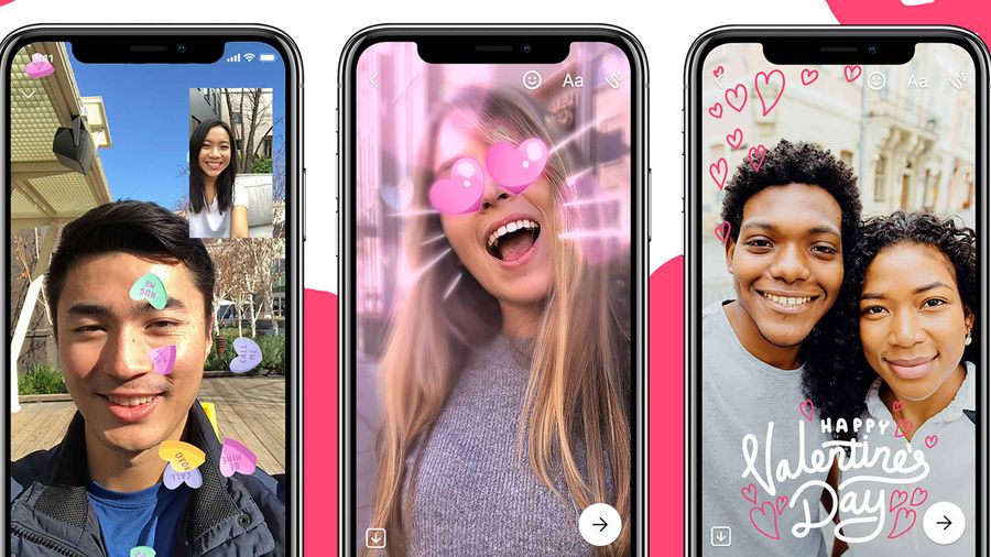 Facebook Messenger Valentine's Day