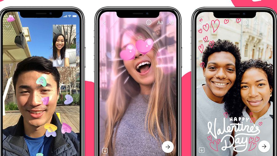Facebook Messenger Valentine's Day