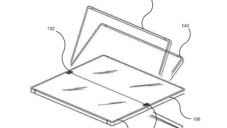Microsoft patent for foldable phone