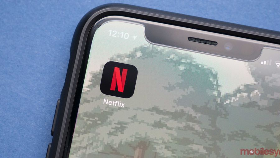 Netflix app on Android