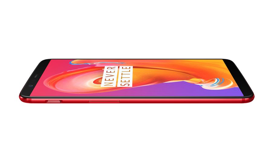 The OnePlus 5T in 'Lava Red'