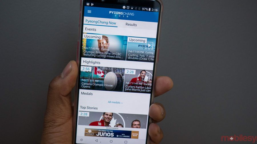 pyeongchang cbc app