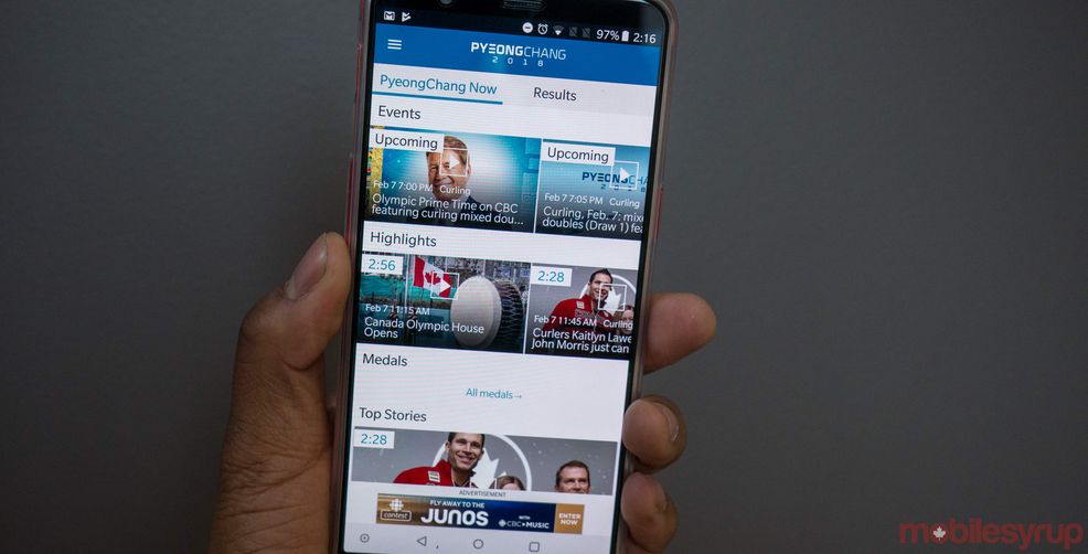 pyeongchang cbc app