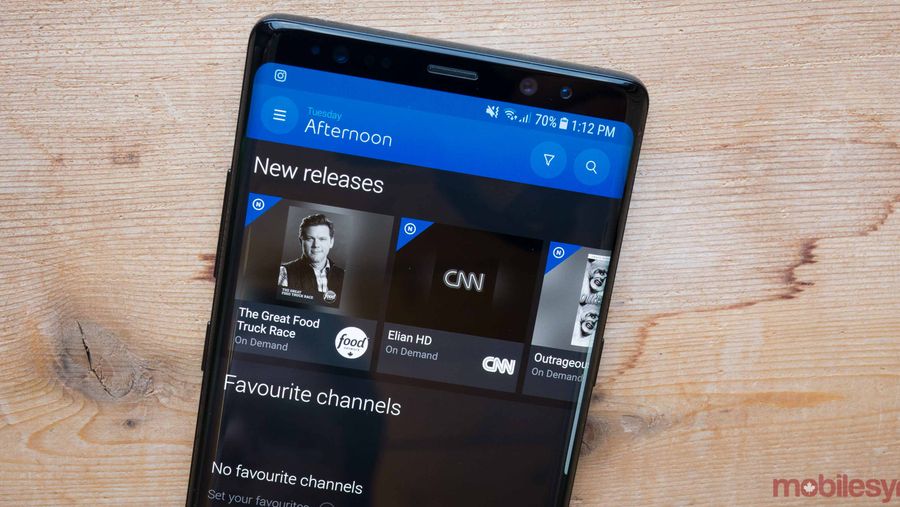 Bell Alt TV on phone