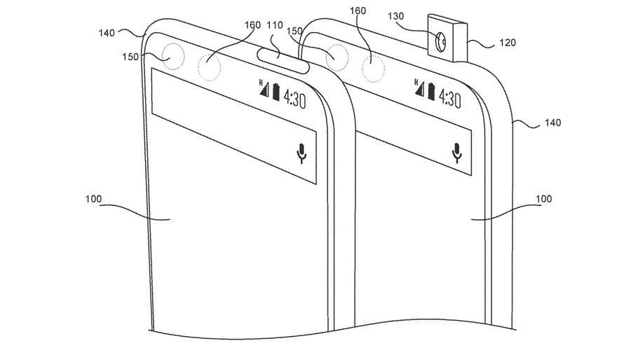 Essential patent for a pop-up camera smartphone