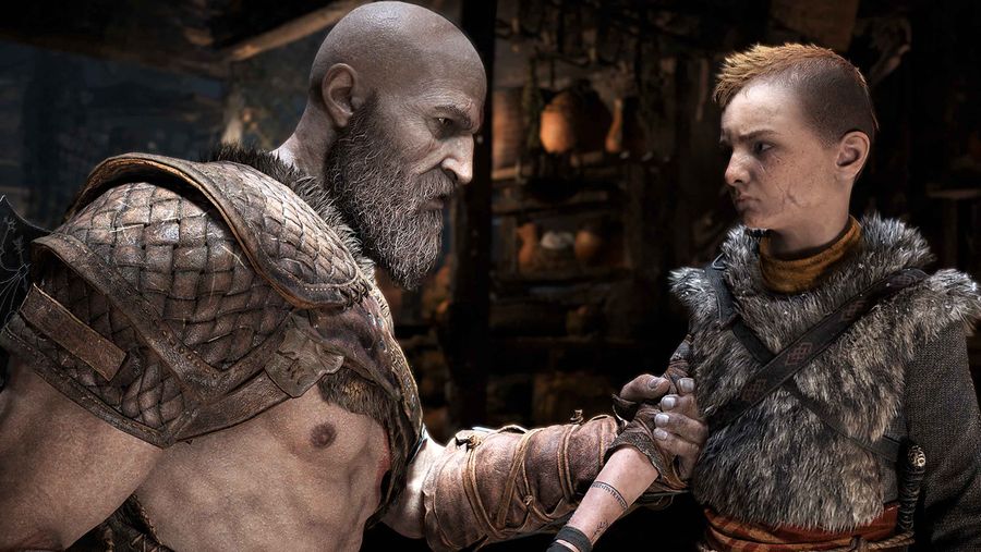 God of War Kratos and Atreus