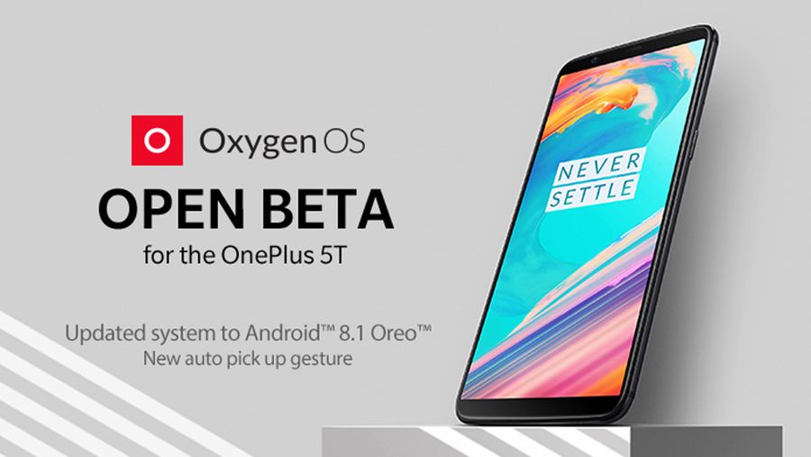 OnePlus Android 8.1 open beta header