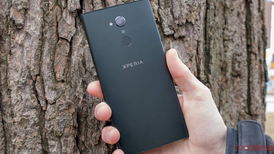 Sony Xperia XA2 Ultra on the back