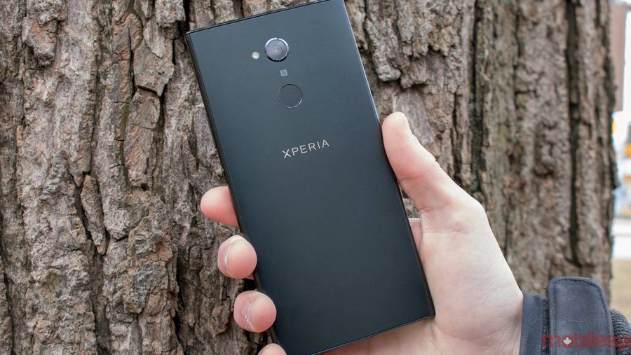 Sony Xperia XA2 Ultra on the back