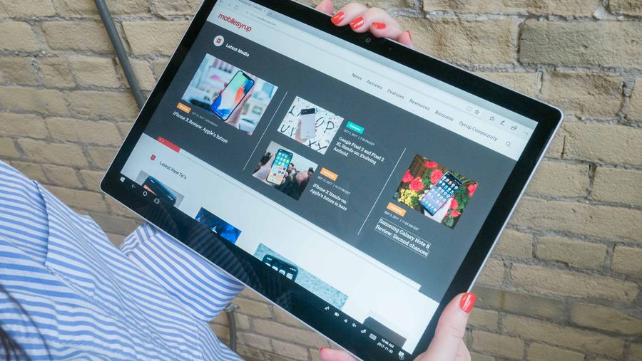 Microsoft Surface Book in tablet mode