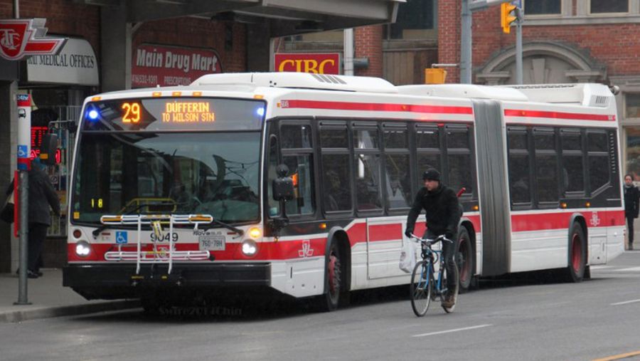 a TTC bus