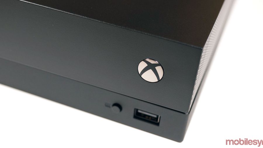 Xbox One console power button