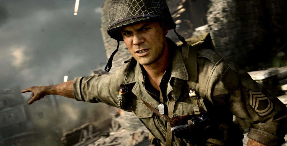 Call of Duty World War II soldier