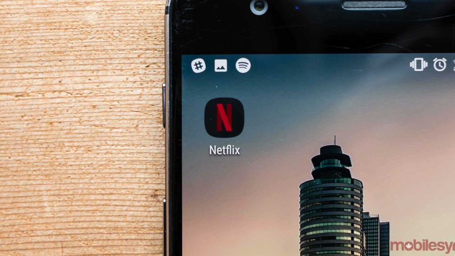 Netflix app on phone
