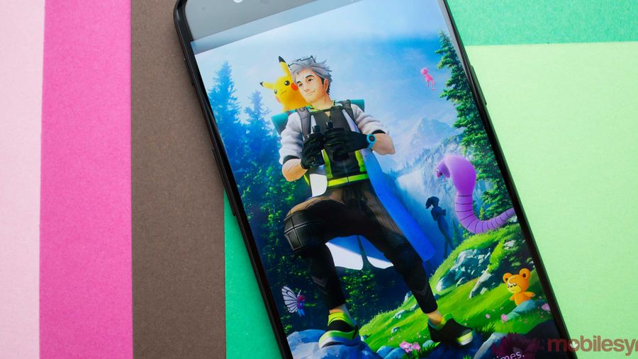 Pokémon Go wallpaper on phone