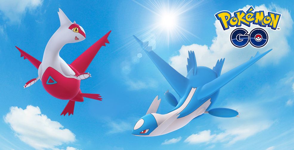 Latias and Latios have been added to Pokémon Go
