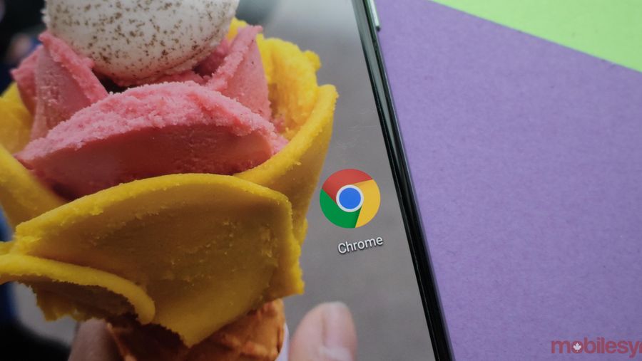 Google Chrome with a gelato