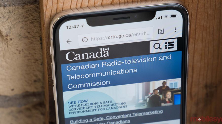 CRTC on phone
