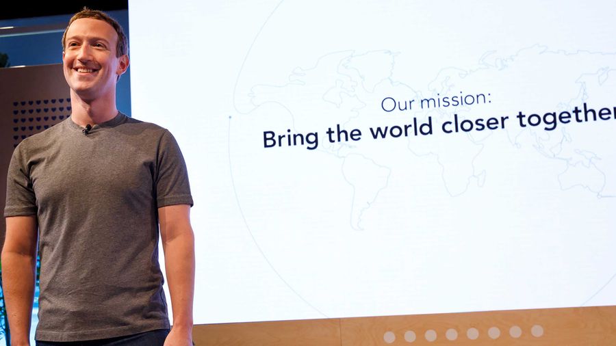 Facebook Mark Zuckerberg presentation