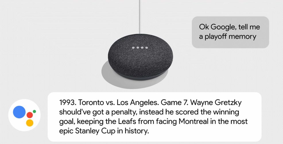 Google Assistant Hockey