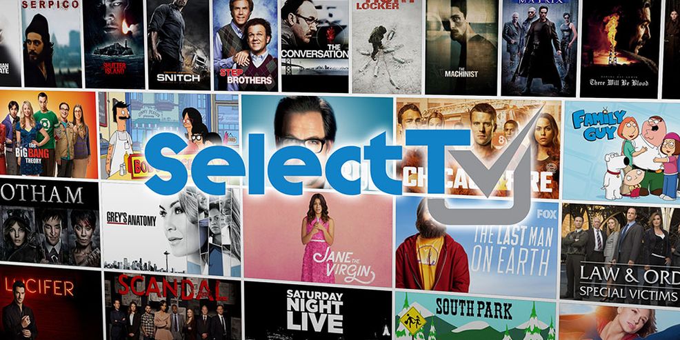 Access the world’s largest entertainment library with SelectTV