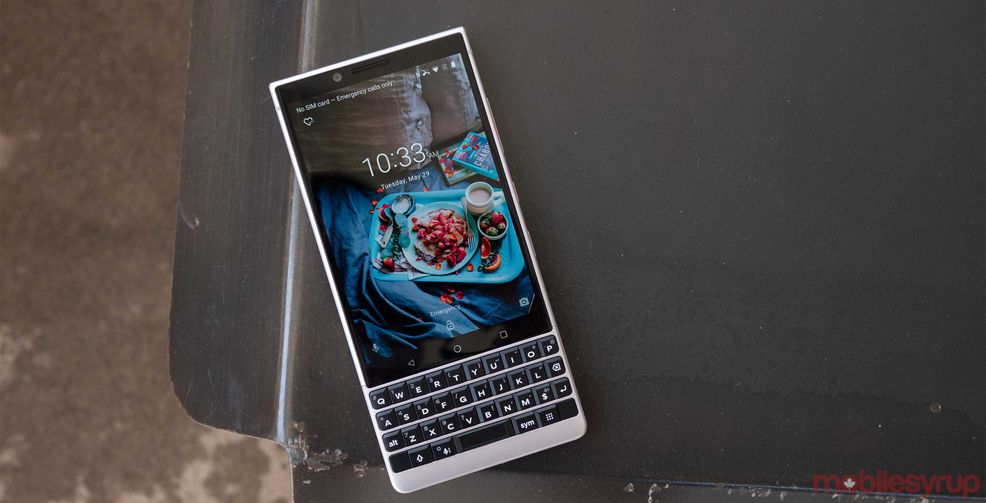 Canadian pricing and availability for the BlackBerry KEY2