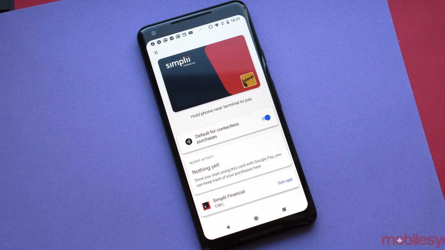 Simplii on Google Pay