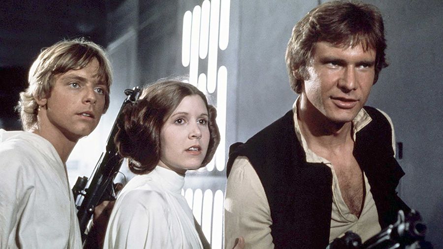 Star Wars A New Hope Luke Leia and Han