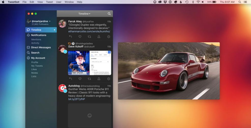 Tweetbot’s latest Mac update adds new dark mode