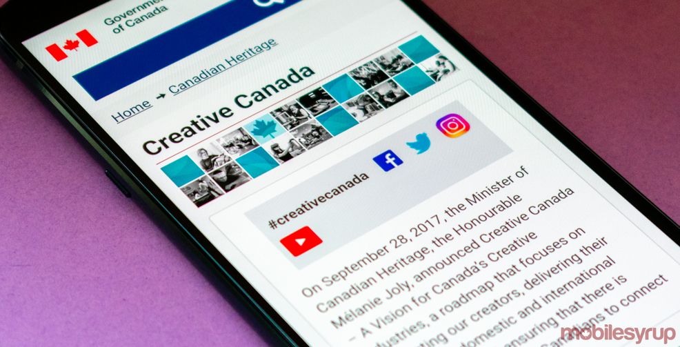 Federal government to invest $125 million to promote Canada’s creative industries