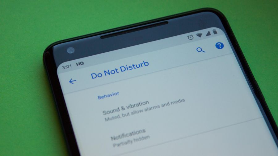 Do Not Disturb on Android P DP3