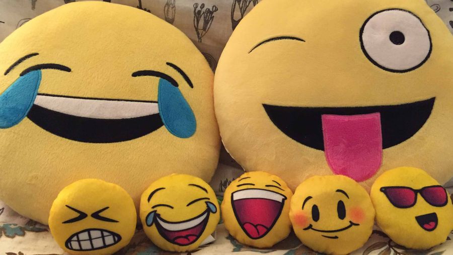 Emoji cushions