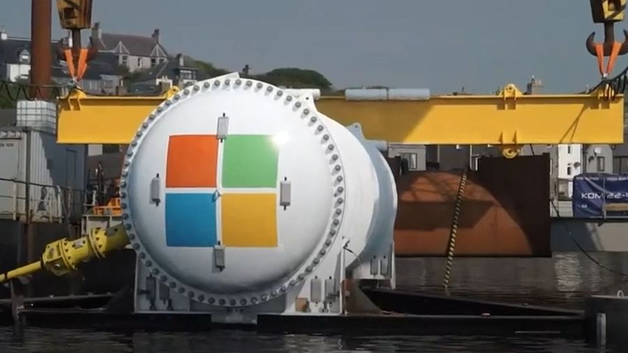 Underwater Microsoft data centre