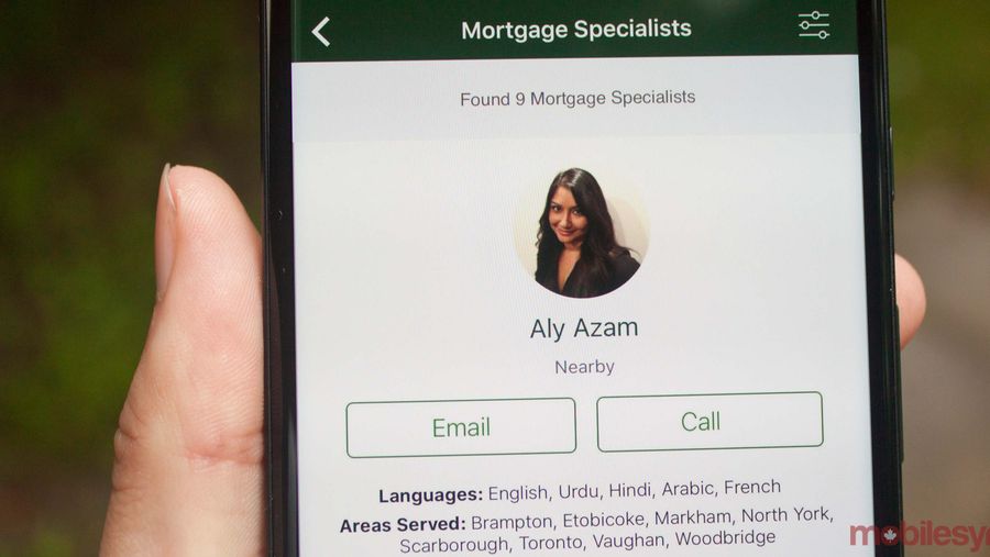 TD Mortgage Specialist connection