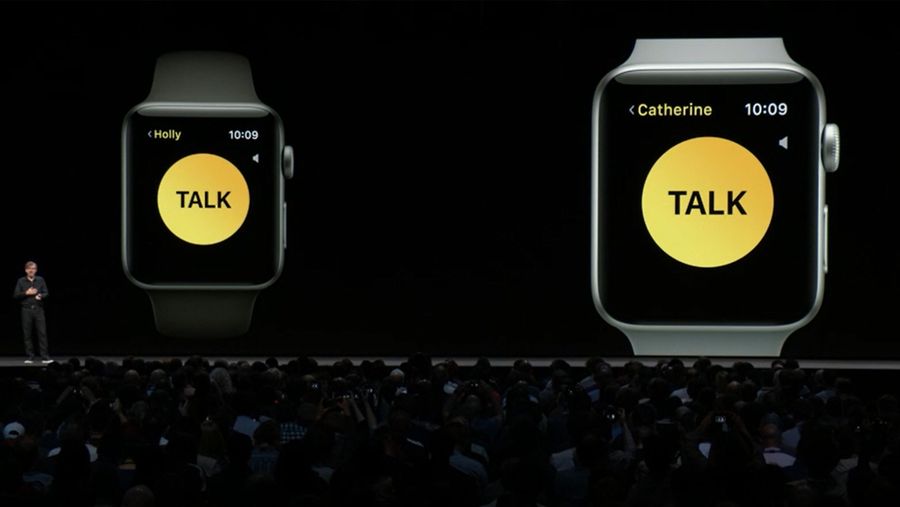 watchOS's new Walkie Takie app