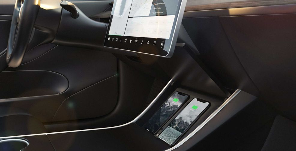 Nomad debuts custom wireless smartphone charger for Tesla Model 3