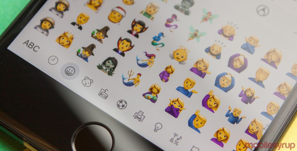 Emoji on iPhone
