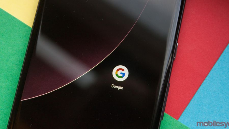 Google app on Pixel 2 XL
