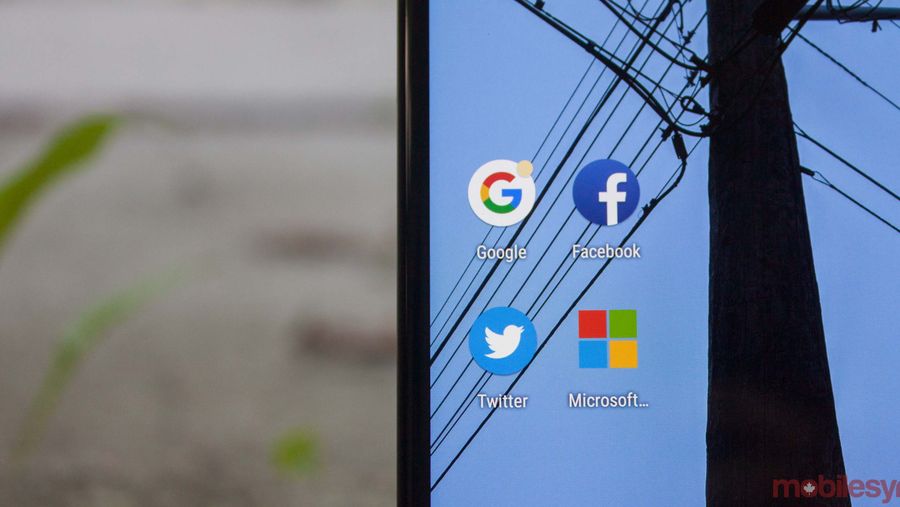 Google, Facebook, Twitter and Microsoft apps