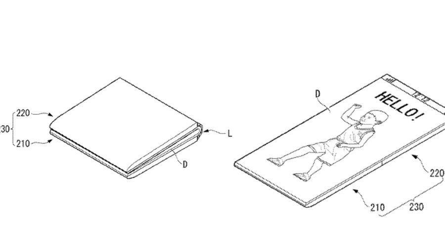 LG folding display patent