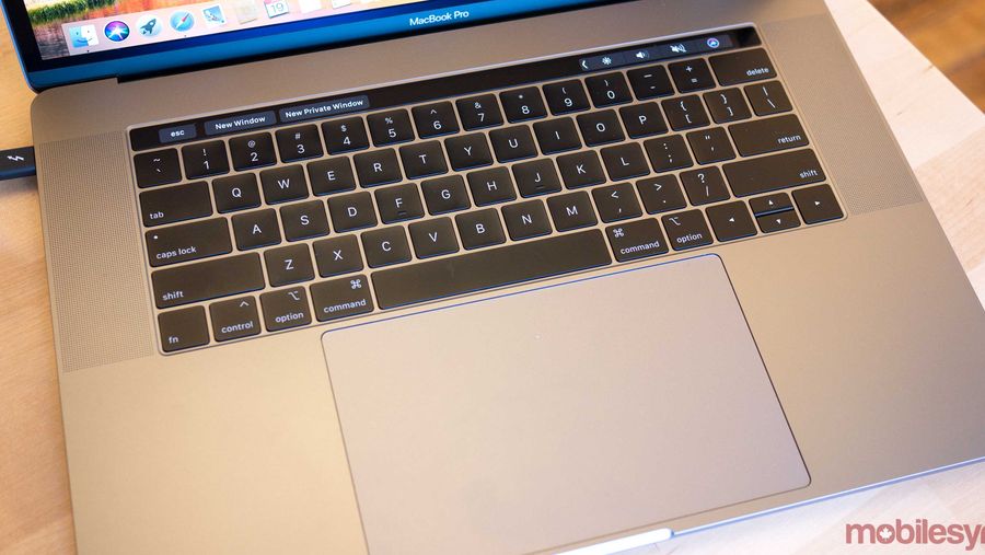 MacBook Pro 2018 keyboard