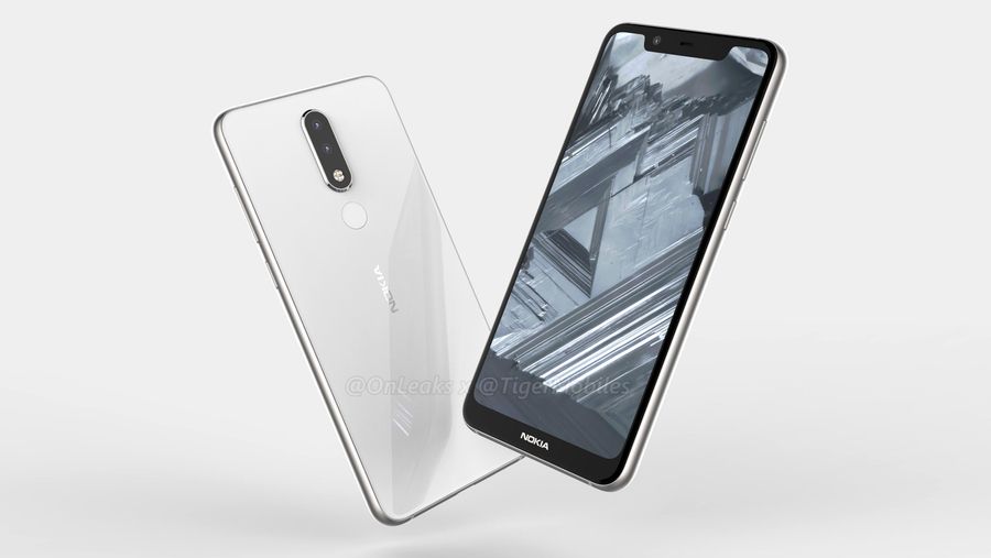 the nokia 5.1 plus render