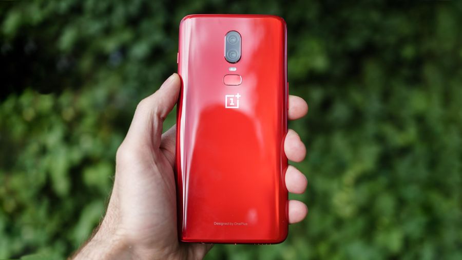 The OnePlus 6 in 'Red'