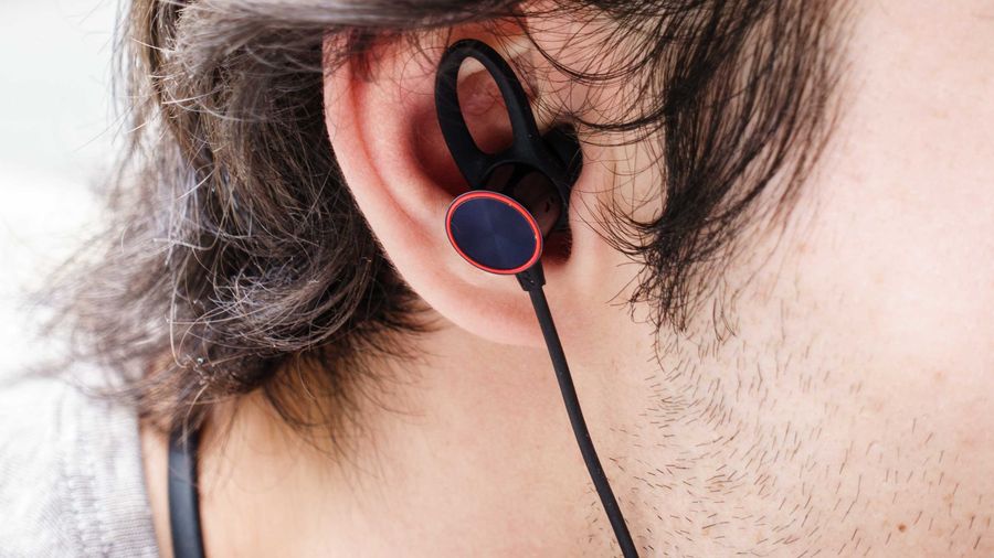 Closeup of the OnePlus Bullets Wireless