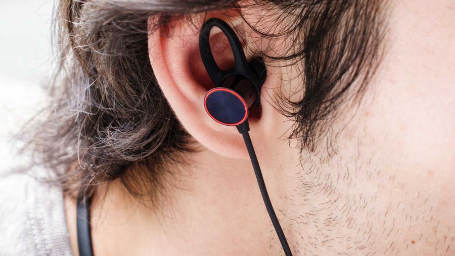 Closeup of the OnePlus Bullets Wireless