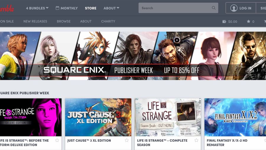 Square Enix Humble Sale