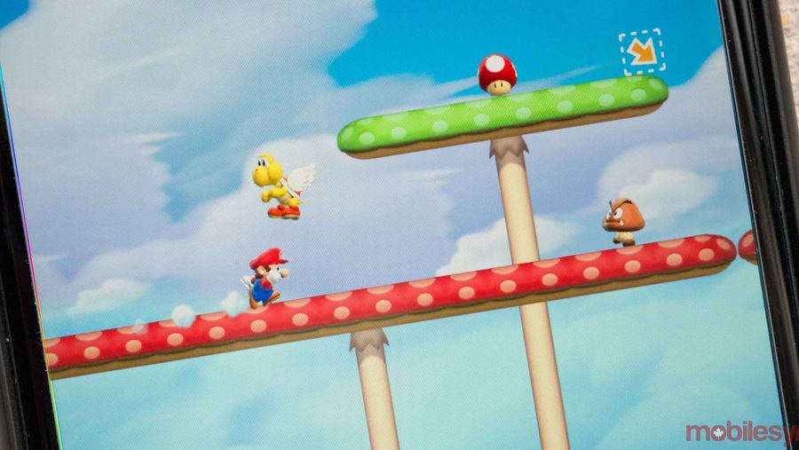 Super Mario Run on iPhone