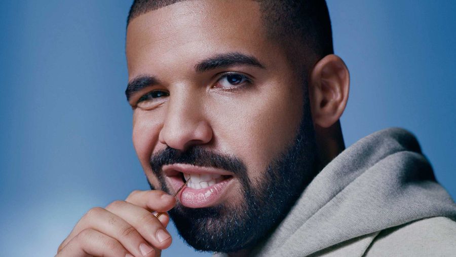 Drake with toothpick