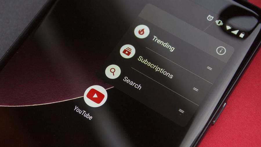 YouTube app icon on Android