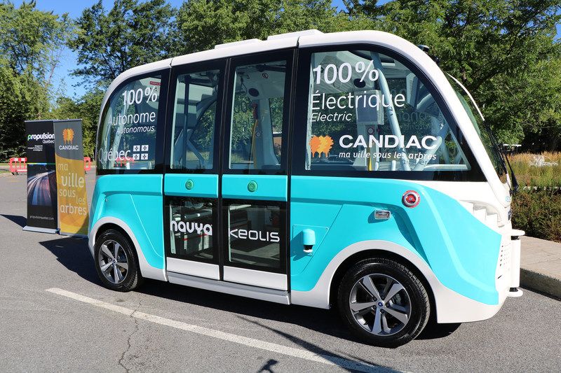 Canada’s first electric, autonomous shuttle will launch in Candiac, Quebec